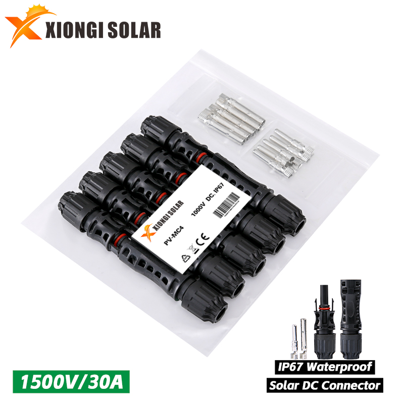 Solar Cable Mc4 Connector - DC Solar Connector 1000V30A แผงพลังงานแสงอาทิตย์ Stecker