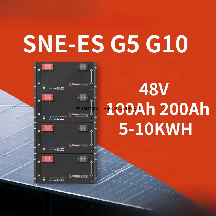 Energy Storage Rack - แบตเตอรี่แบบแยกส่วนติดตั้งบนแร็ค 48V 100Ah LiFePO4 5-10kWh ระบบกักเก็บพลังงานภายในบ้าน