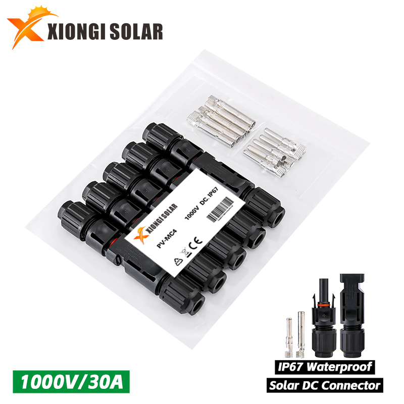 DC Solar Connector 1000V30A แผ - Solar Cable Mc4 Connector บทวิจารณ์และราคา