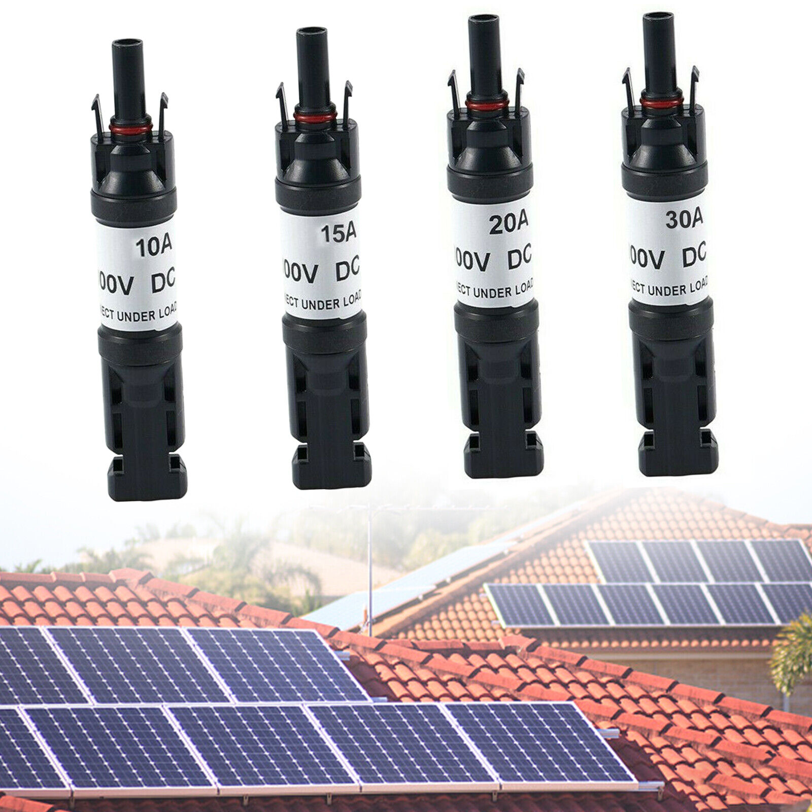 3 ชิ้น 10A 15A 20A 30A ขั้วต่อ - Solar Cable Mc4 Connector บทวิจารณ์และราคา