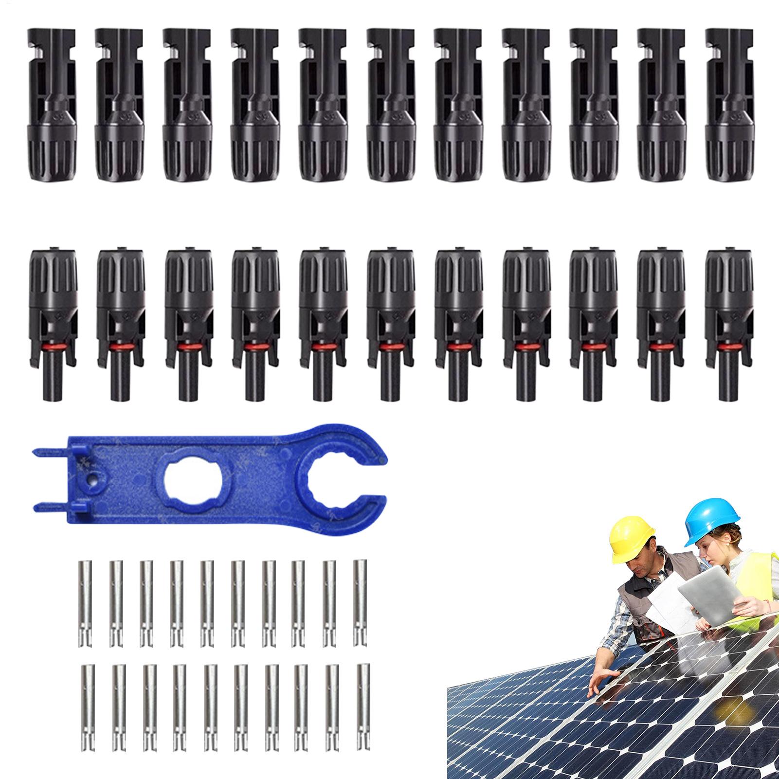 10 คู่ MC4 ขั้วต่อพลังงานแสงอา - Solar Cable Mc4 Connector บทวิจารณ์และราคา
