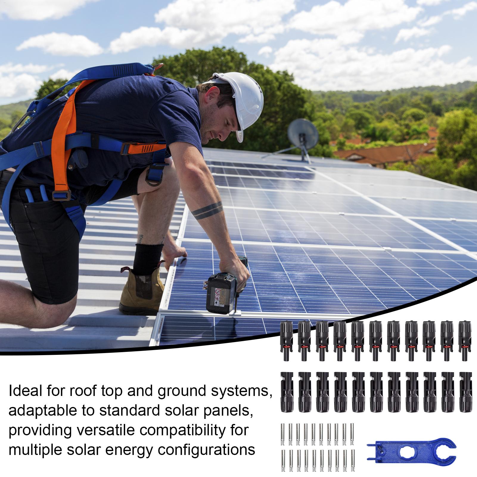 10 คู่ MC4 ขั้วต่อพลังงานแสงอา - Solar Cable Mc4 Connector บทวิจารณ์และราคา