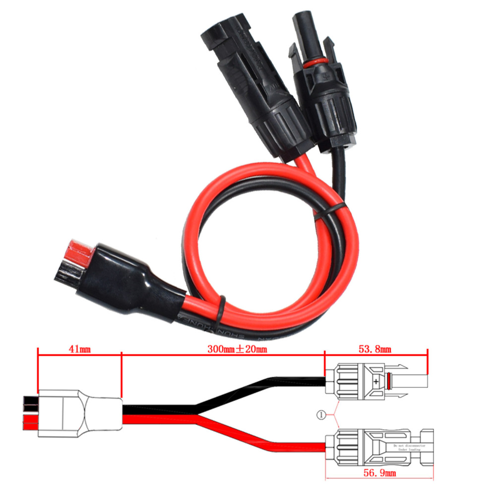 สายเชื่อมต่ออะแดปเตอร์ MC4 สำห - Solar Cable Mc4 Connector บทวิจารณ์และราคา