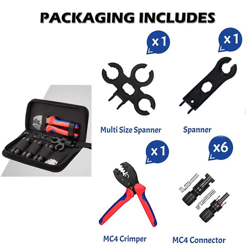 ชุดกล่องเครื่องมือคีมยำหัวพลัง - Solar Cable Mc4 Connector บทวิจารณ์และราคา