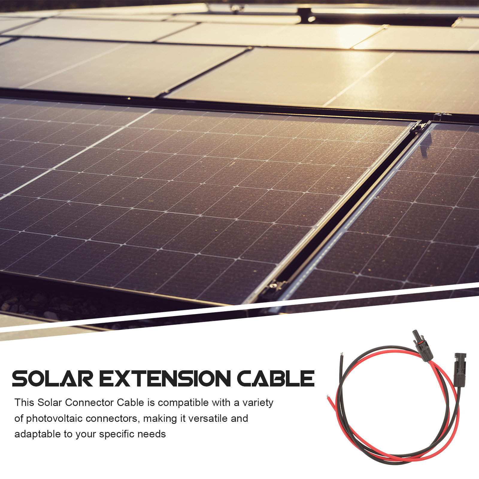 สายเชื่อมต่อพลังงานแสงอาทิตย์  - Solar Cable Mc4 Connector บทวิจารณ์และราคา