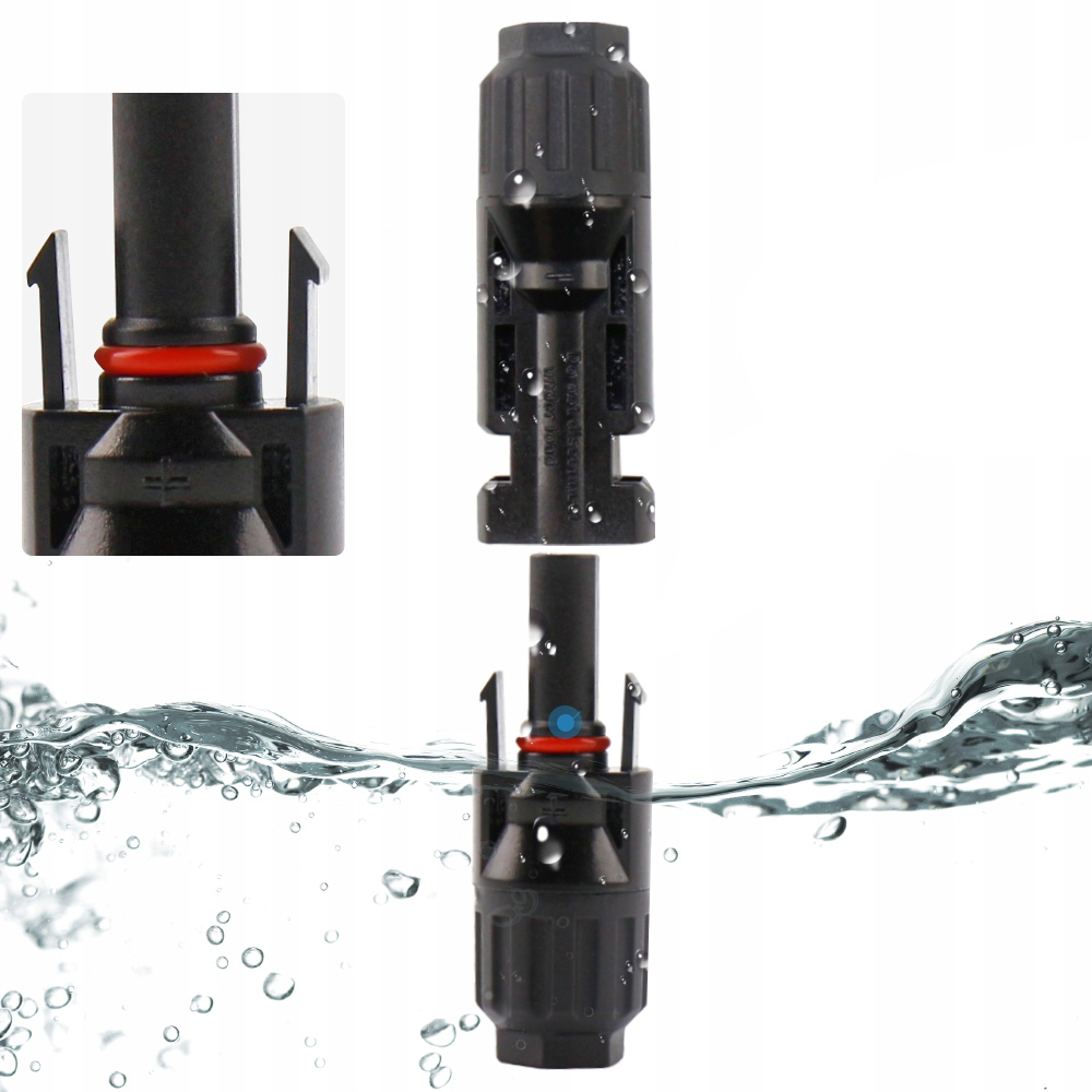 ขั้วต่อโซลาร์เซลล์ MC4ขั้วต่อแ - Solar Cable Mc4 Connector บทวิจารณ์และราคา