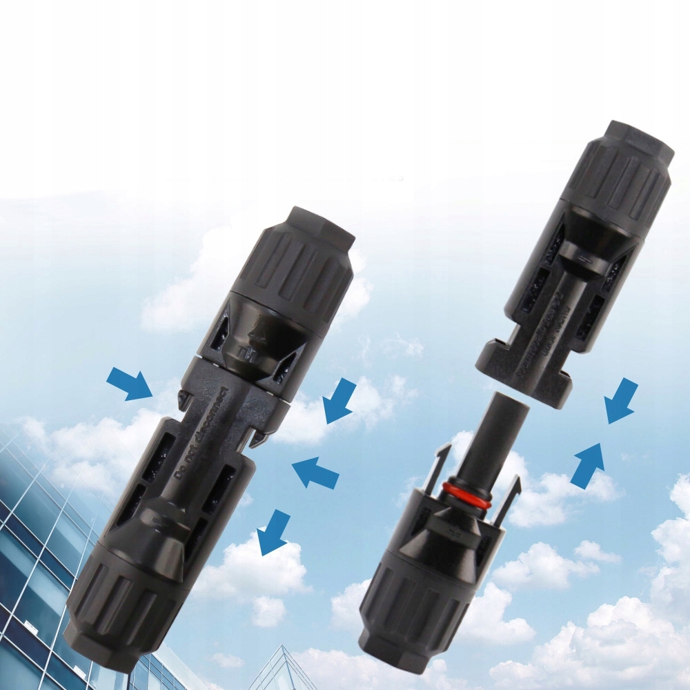 ขั้วต่อโซลาร์เซลล์ MC4ขั้วต่อแ - Solar Cable Mc4 Connector บทวิจารณ์และราคา